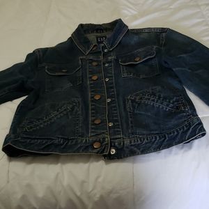 Damaged in flood Gap‎ denim jacket youth xl